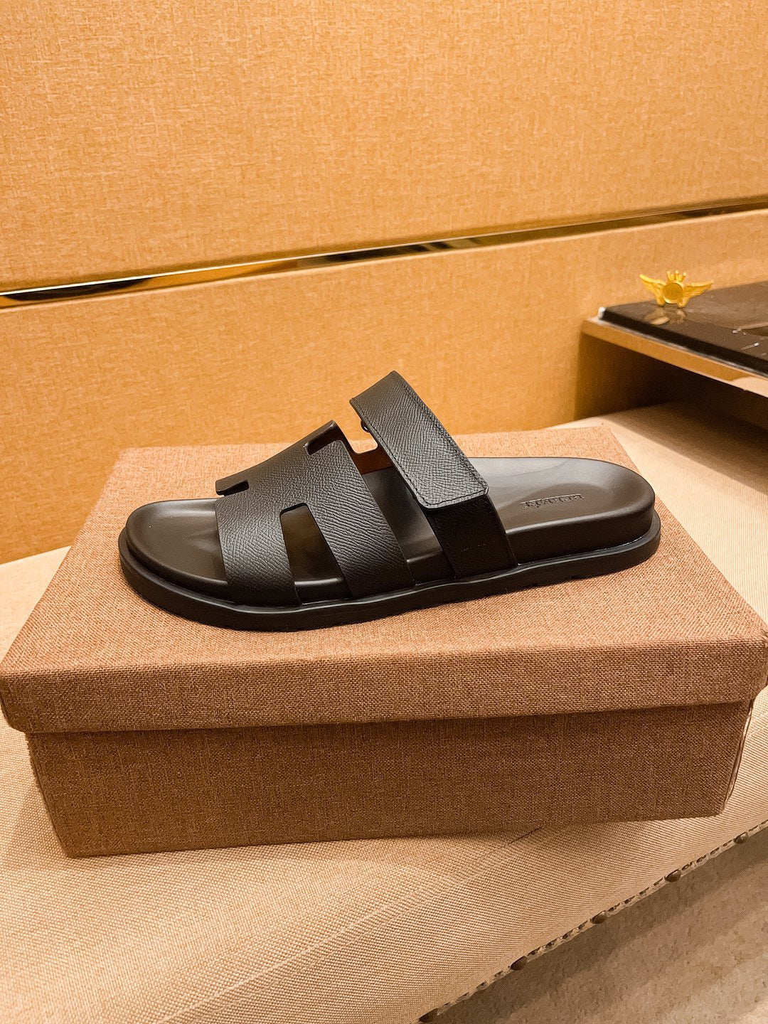 HRMS Brown Slippers