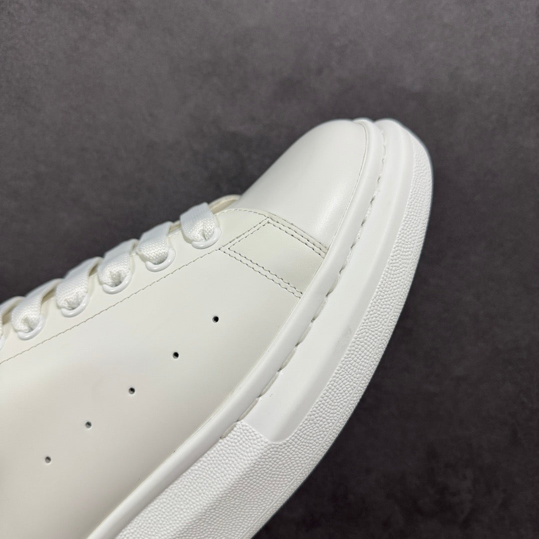 AMQ White White Leather Shoe