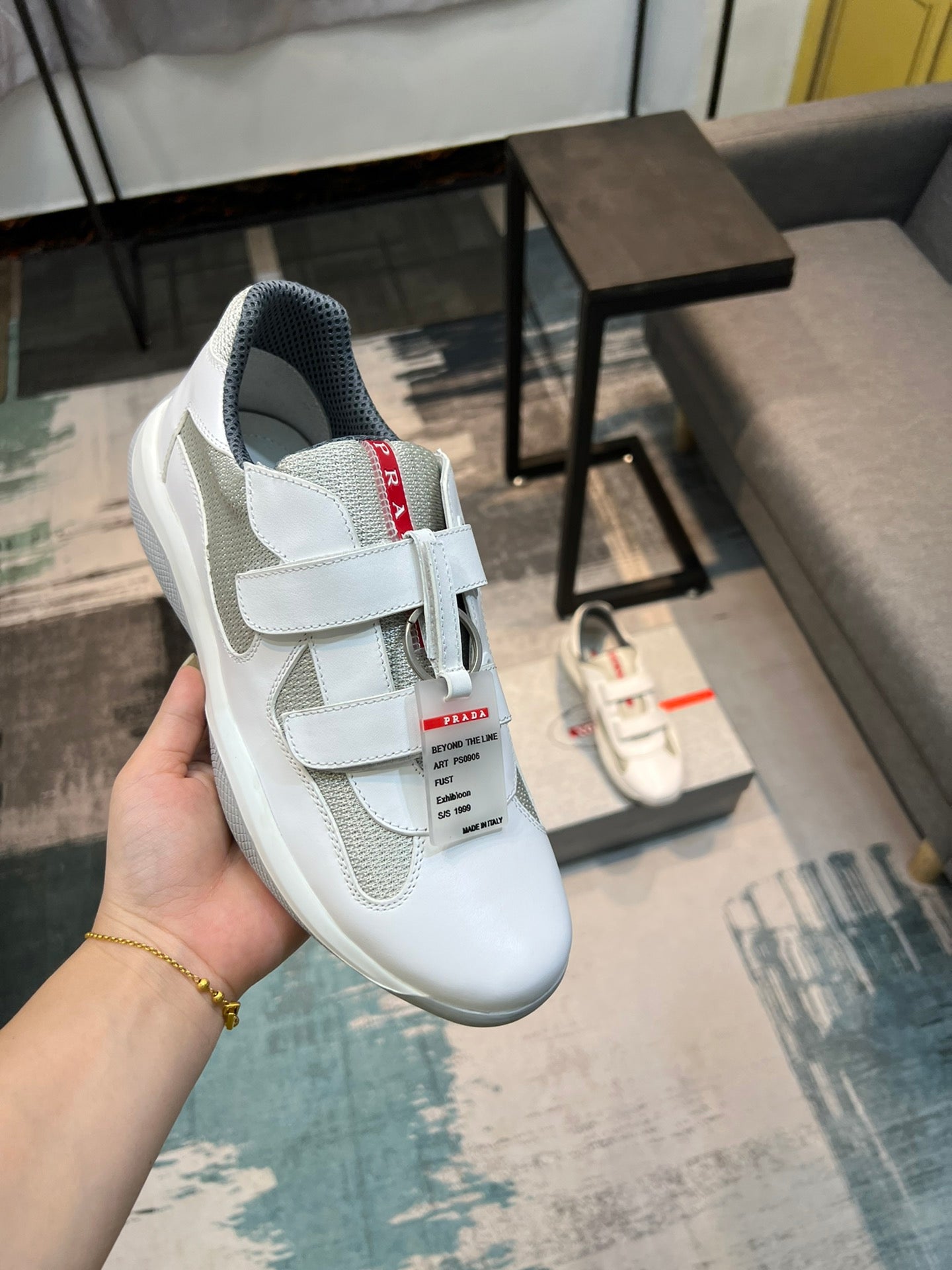PRD White Velcro American Cup