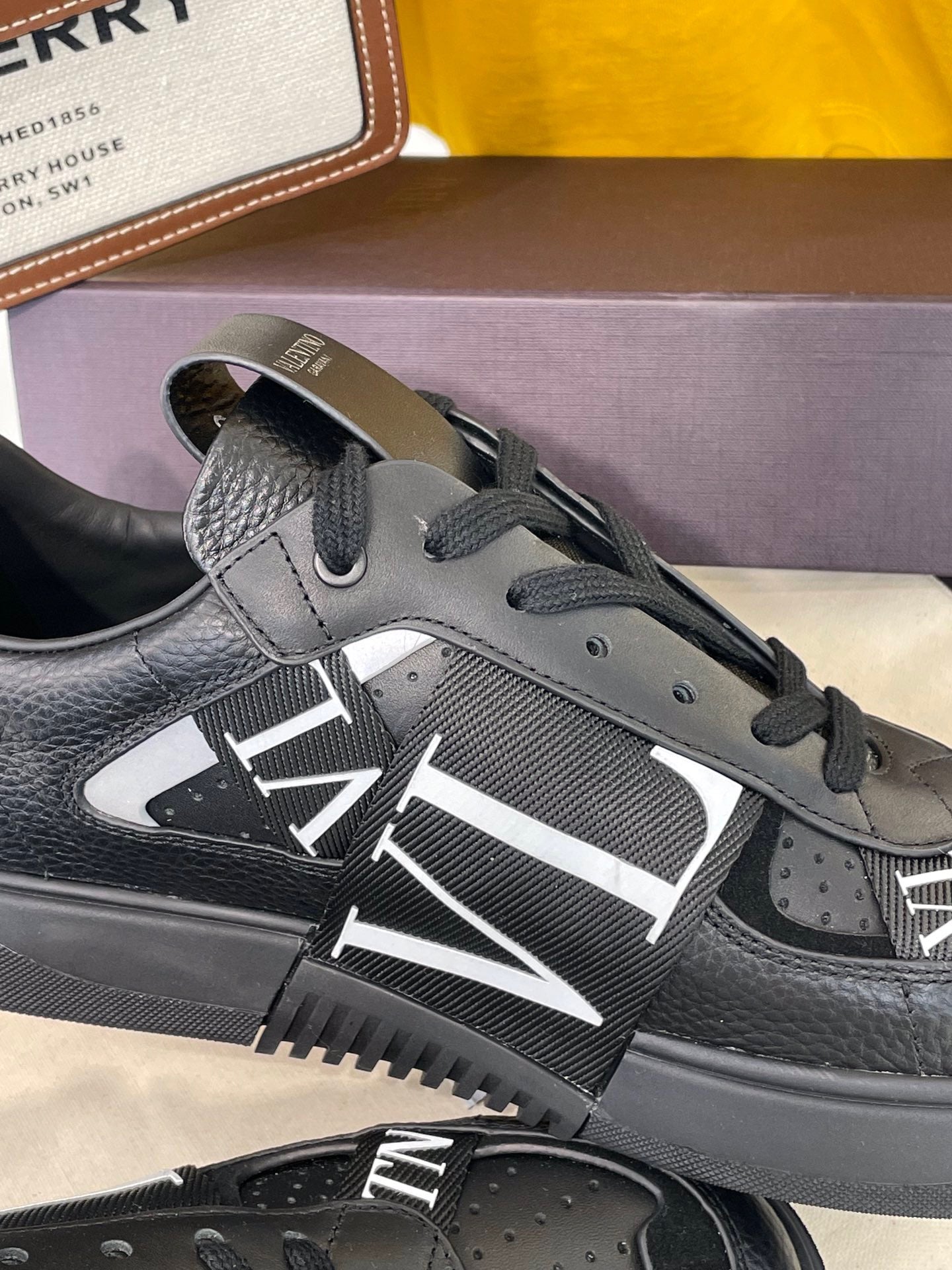 VLTN Black Shoes