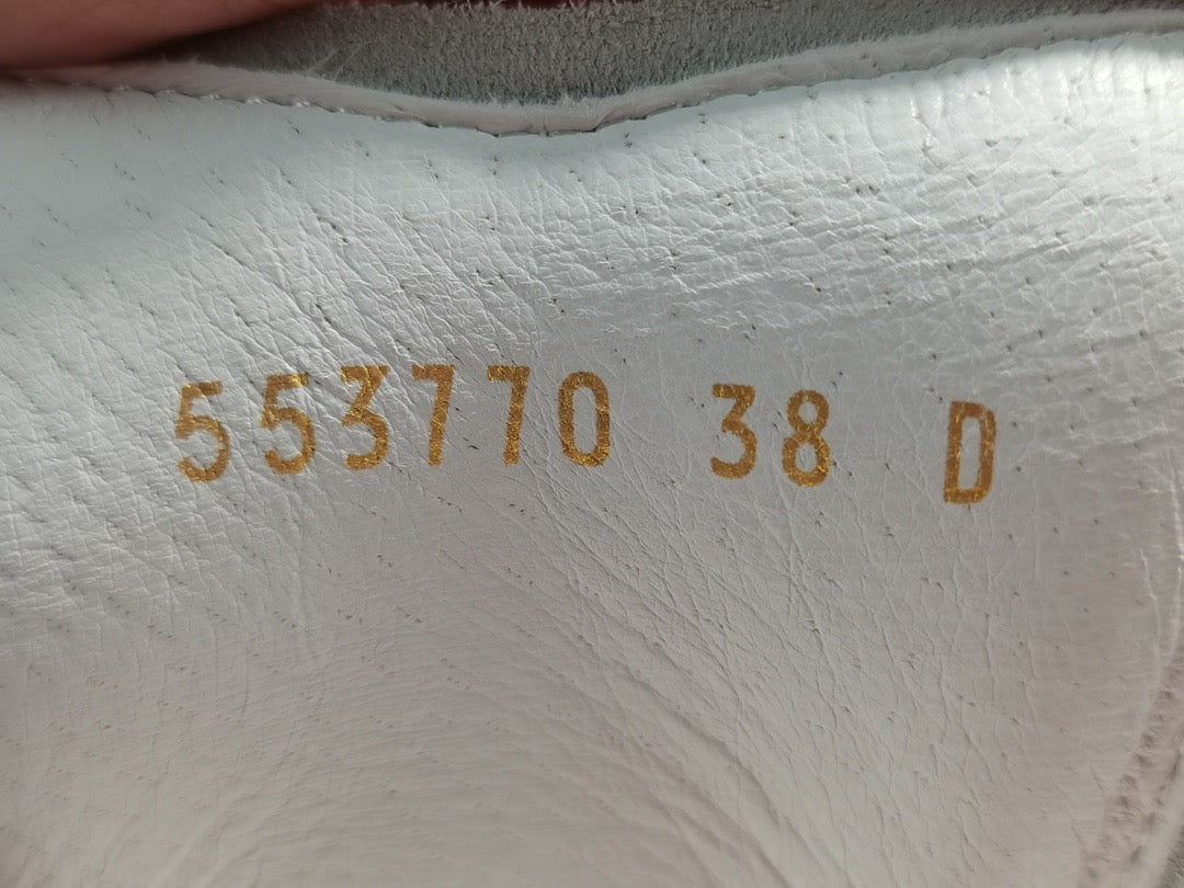 AMQ White Black Pelle Shoe