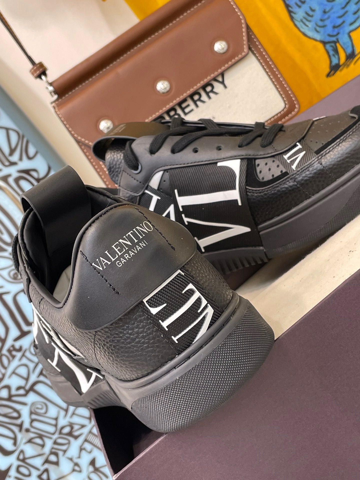 VLTN Black Shoes
