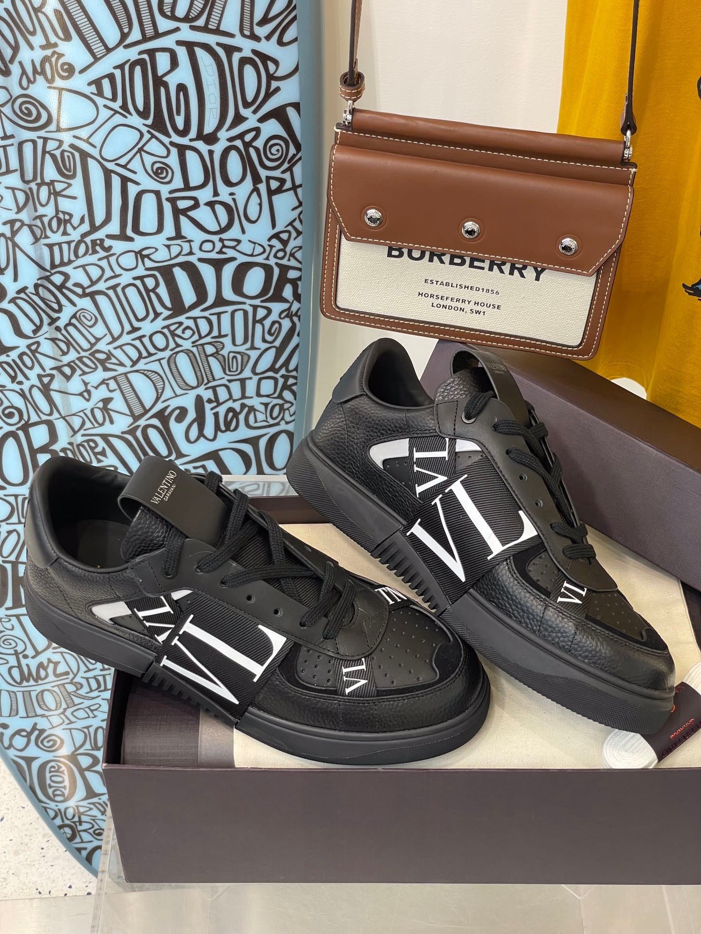 VLTN Black Shoes