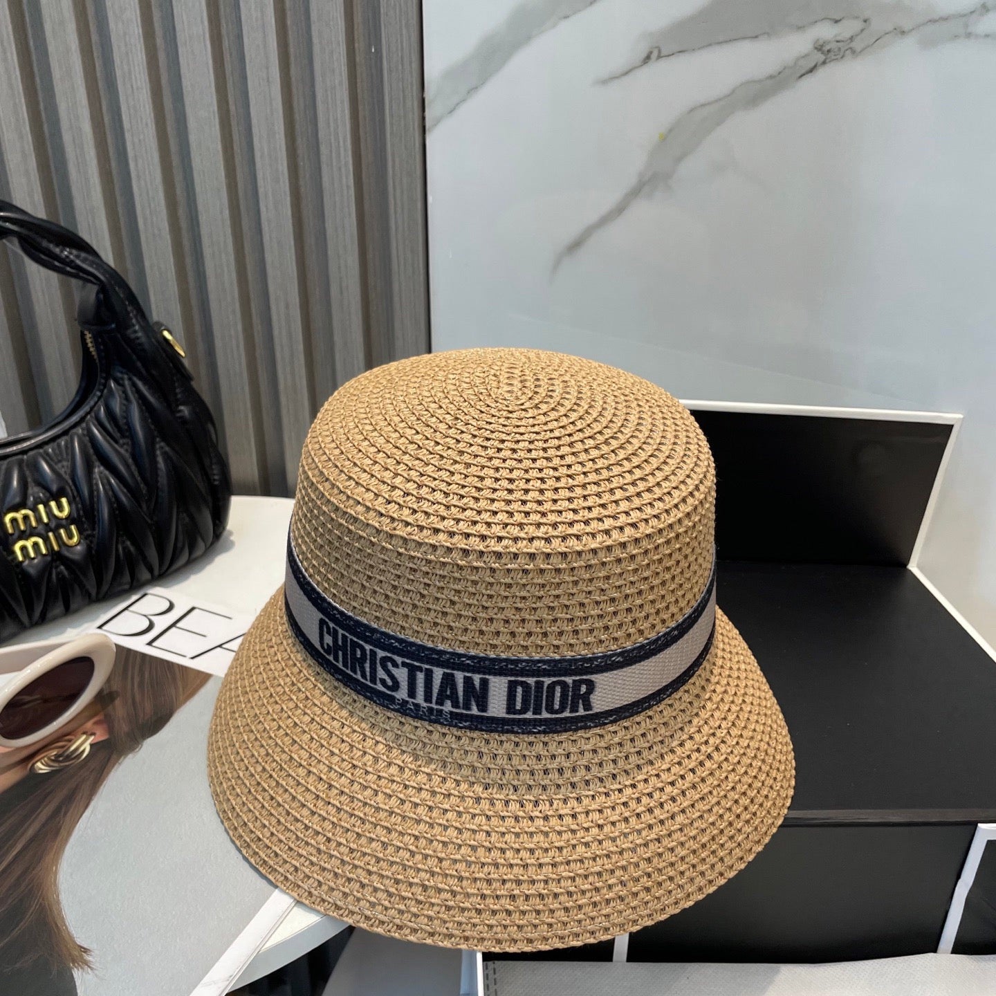 CD Wicker Hat