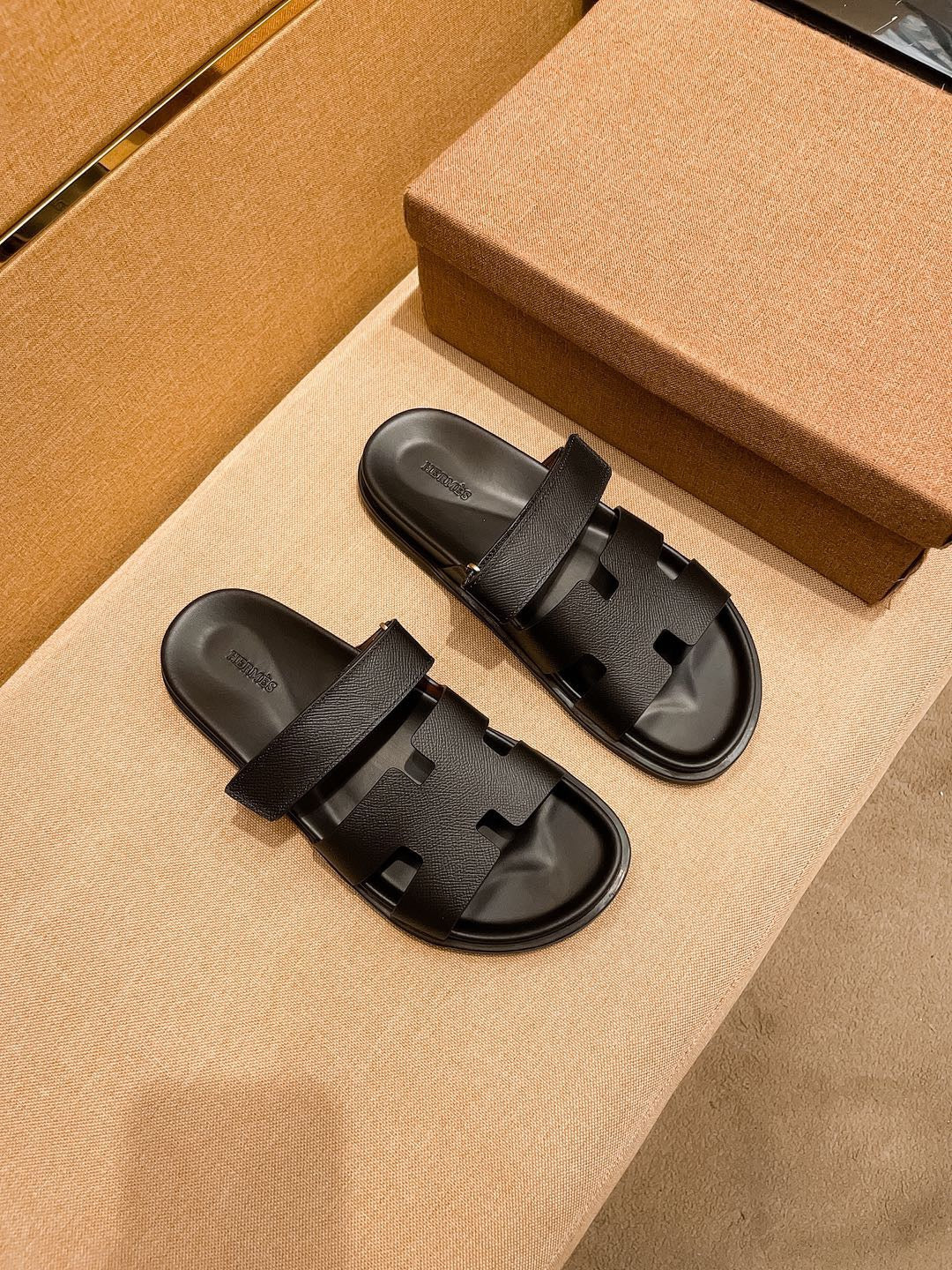 HRMS Brown Slippers