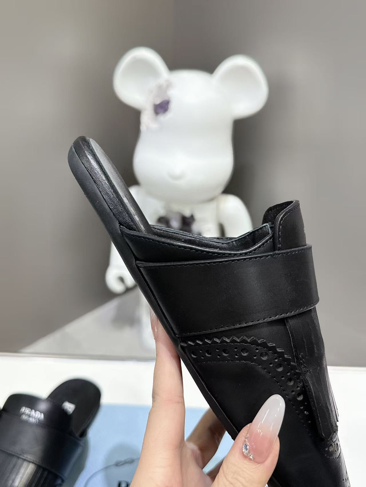 PRD Black Sandals