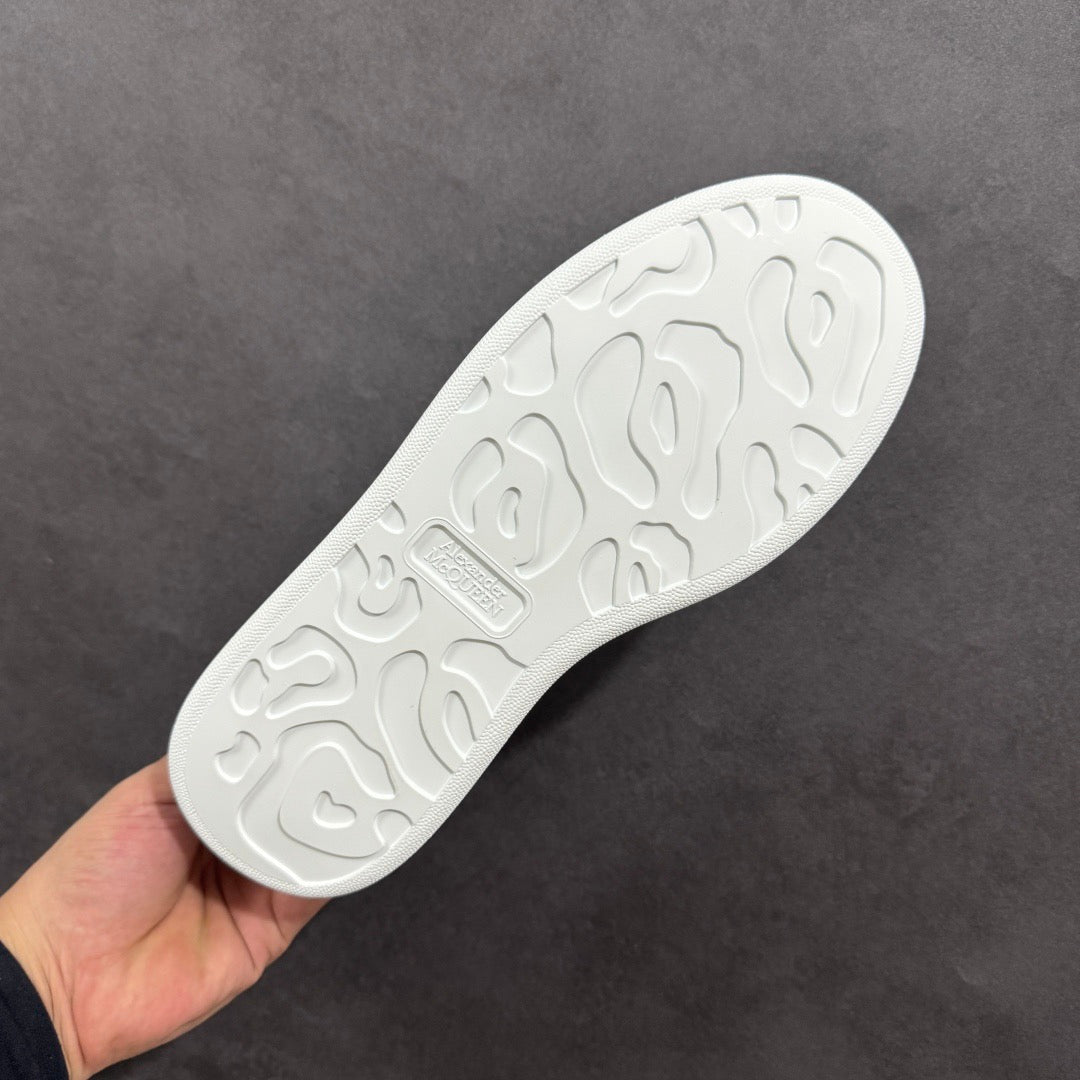 AMQ White Light Grey Pelle Shoe