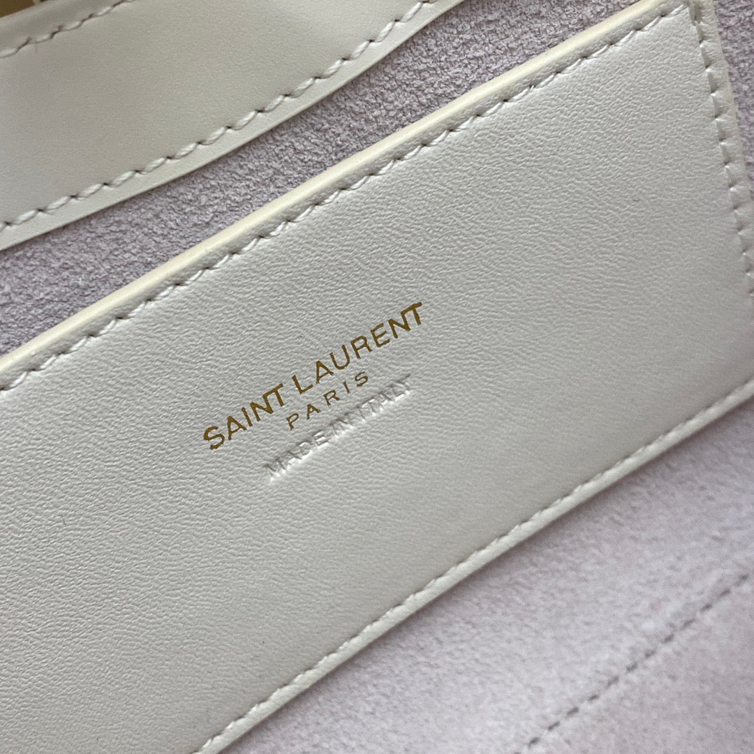 YSL White Mini Handbags