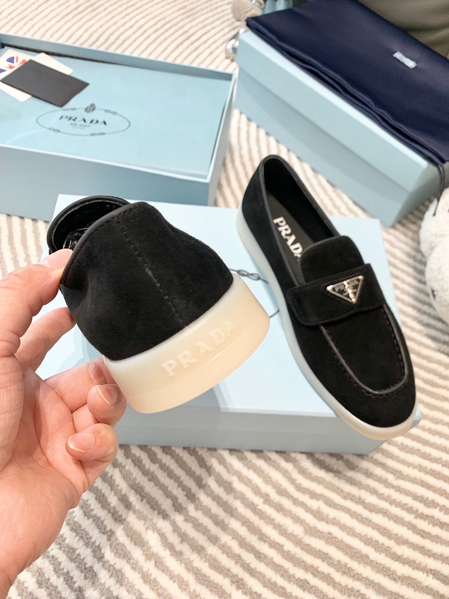 PRADA Black Loafer