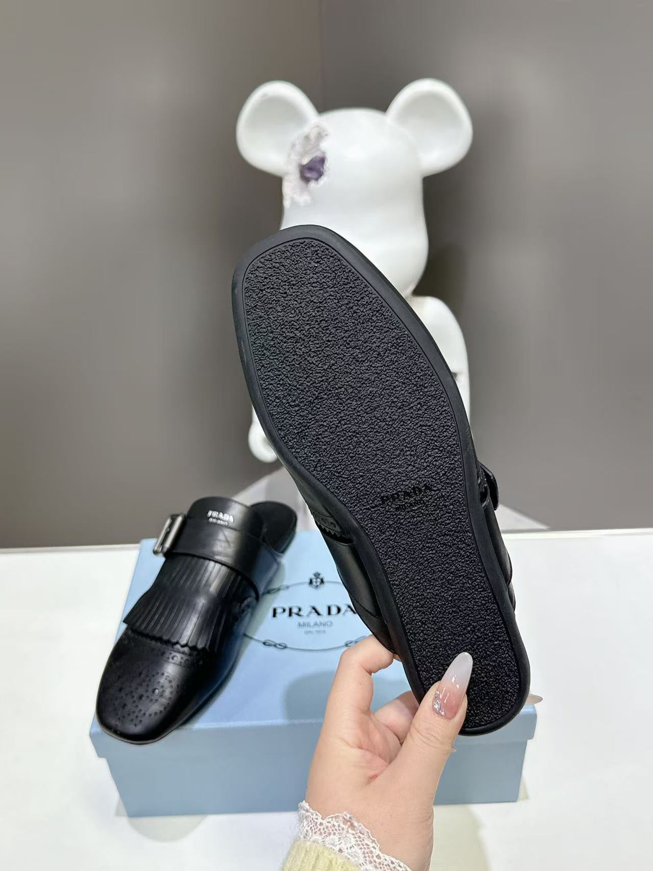 PRD Black Sandals