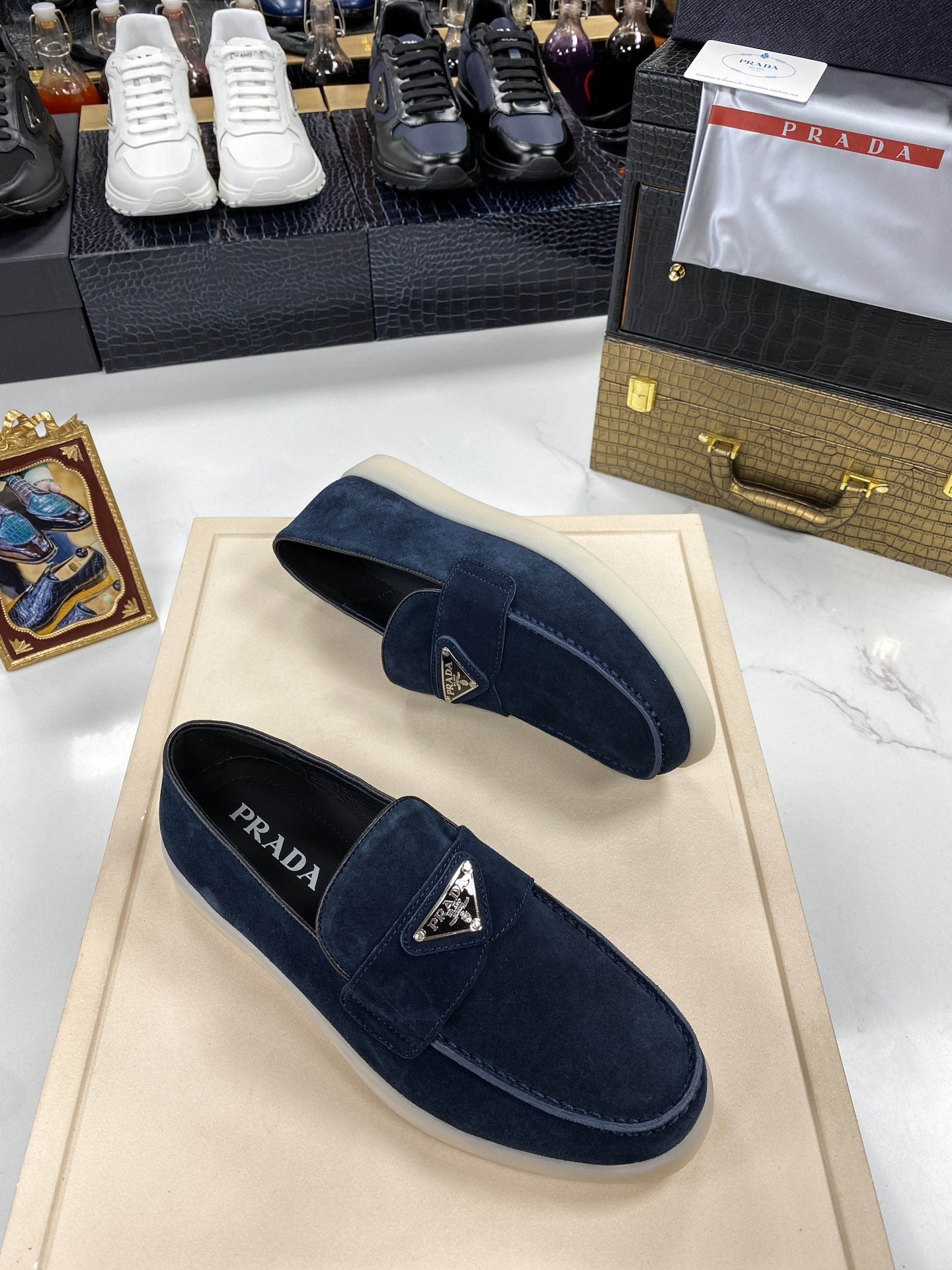 PRD Dark Blue Loafer Shoes