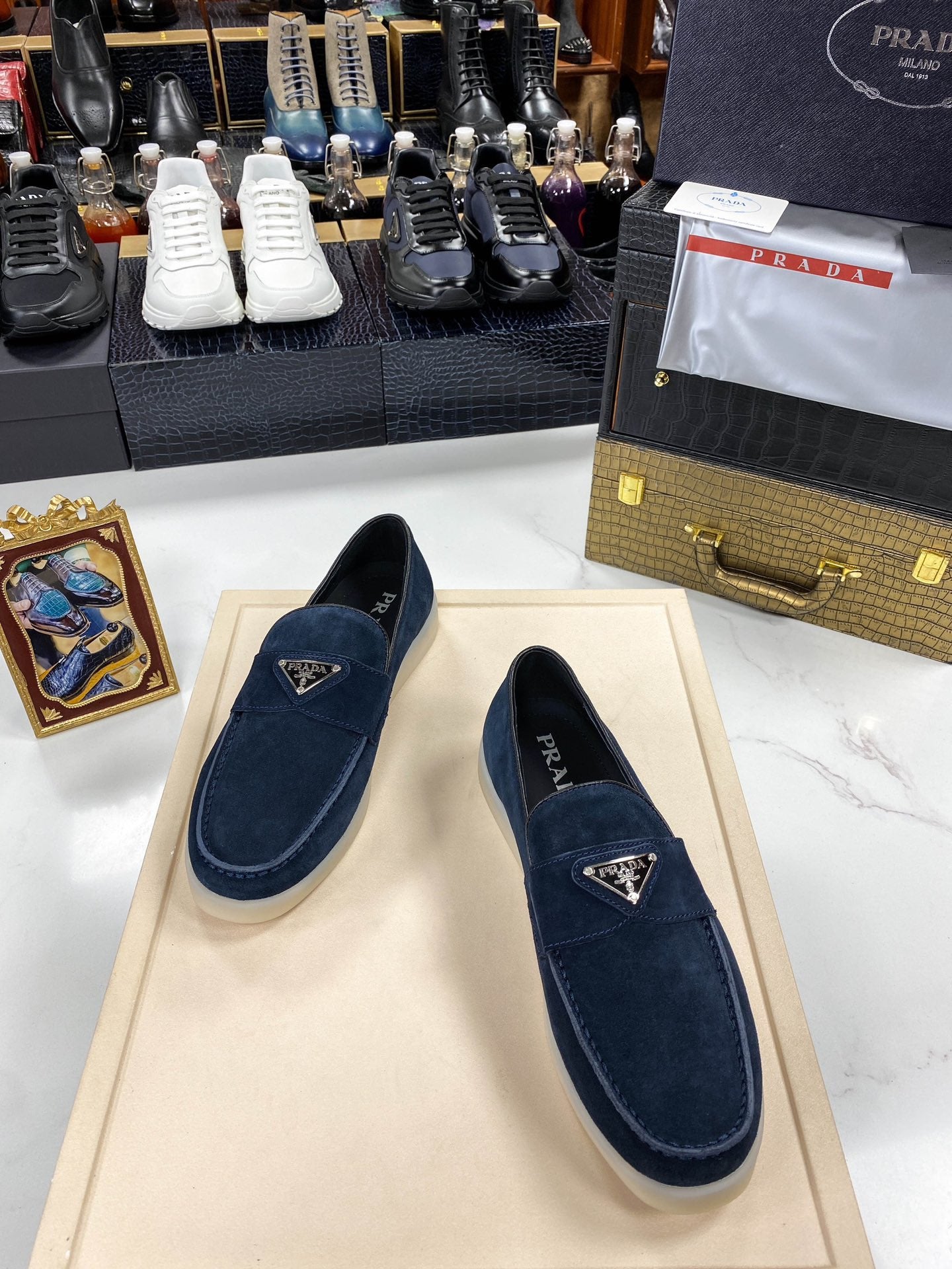 PRD Dark Blue Loafer Shoes