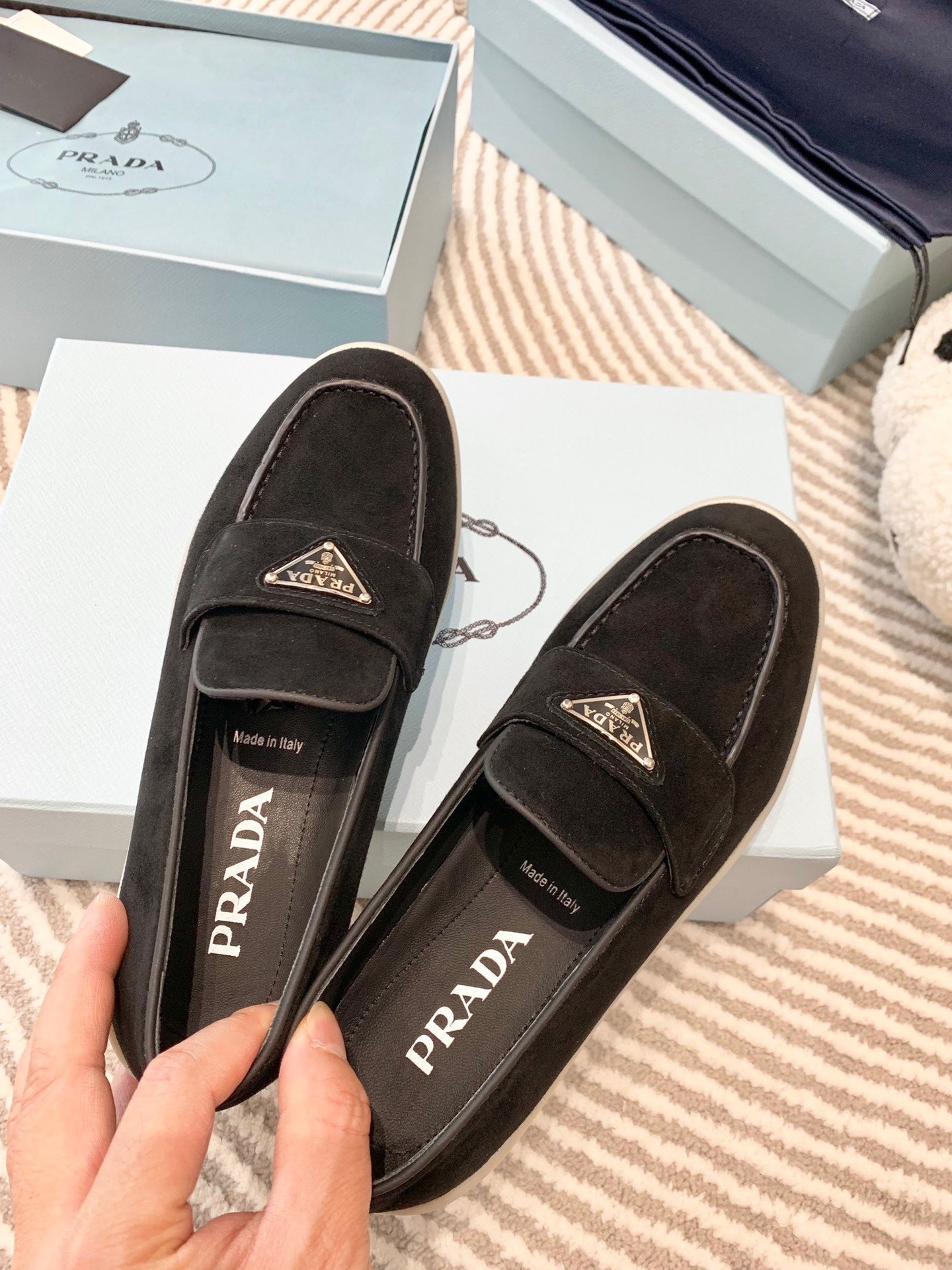 PRADA Black Loafer