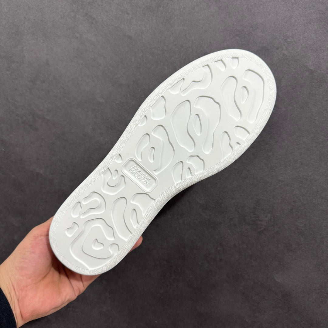 AMQ White White Leather Shoe