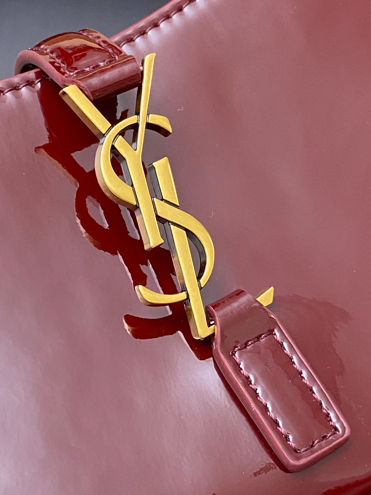 YSL Claret Red Mini Handbags