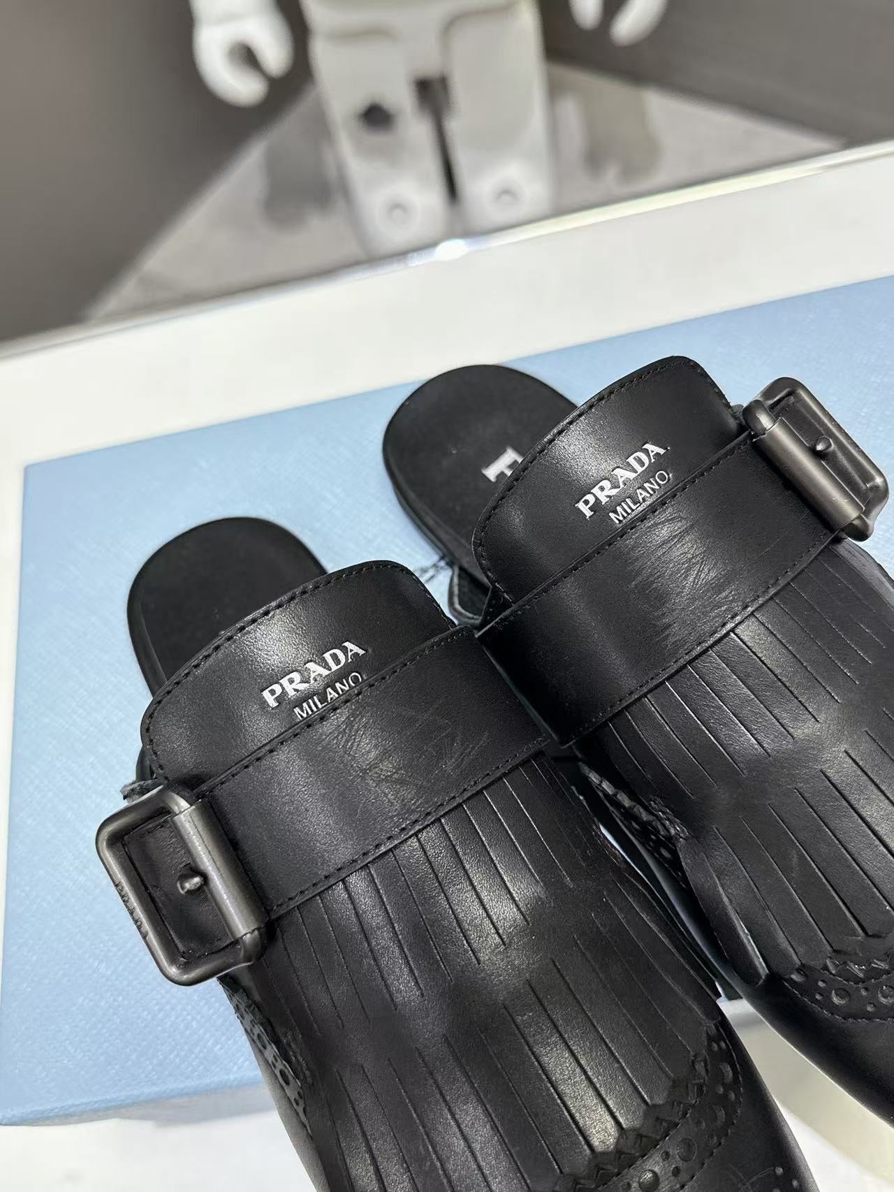 PRD Black Sandals