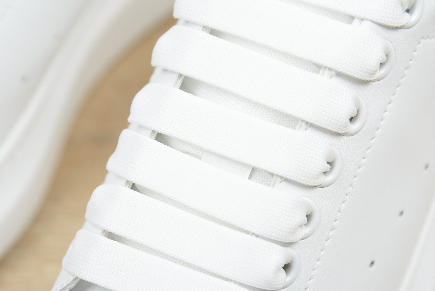 AMQ White Blue Pelle Shoe