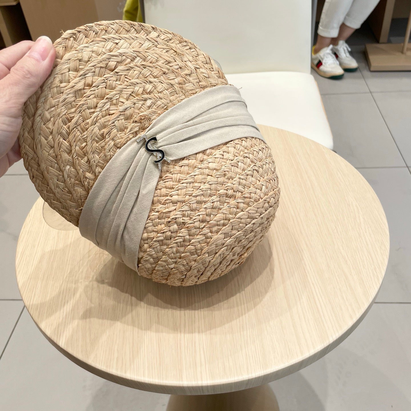 YSL Wicker Hat