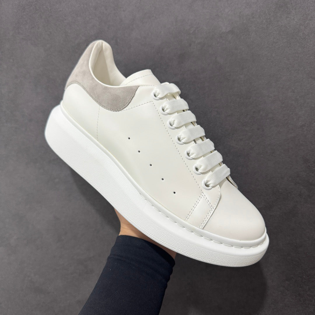 AMQ White Light Grey Pelle Shoe