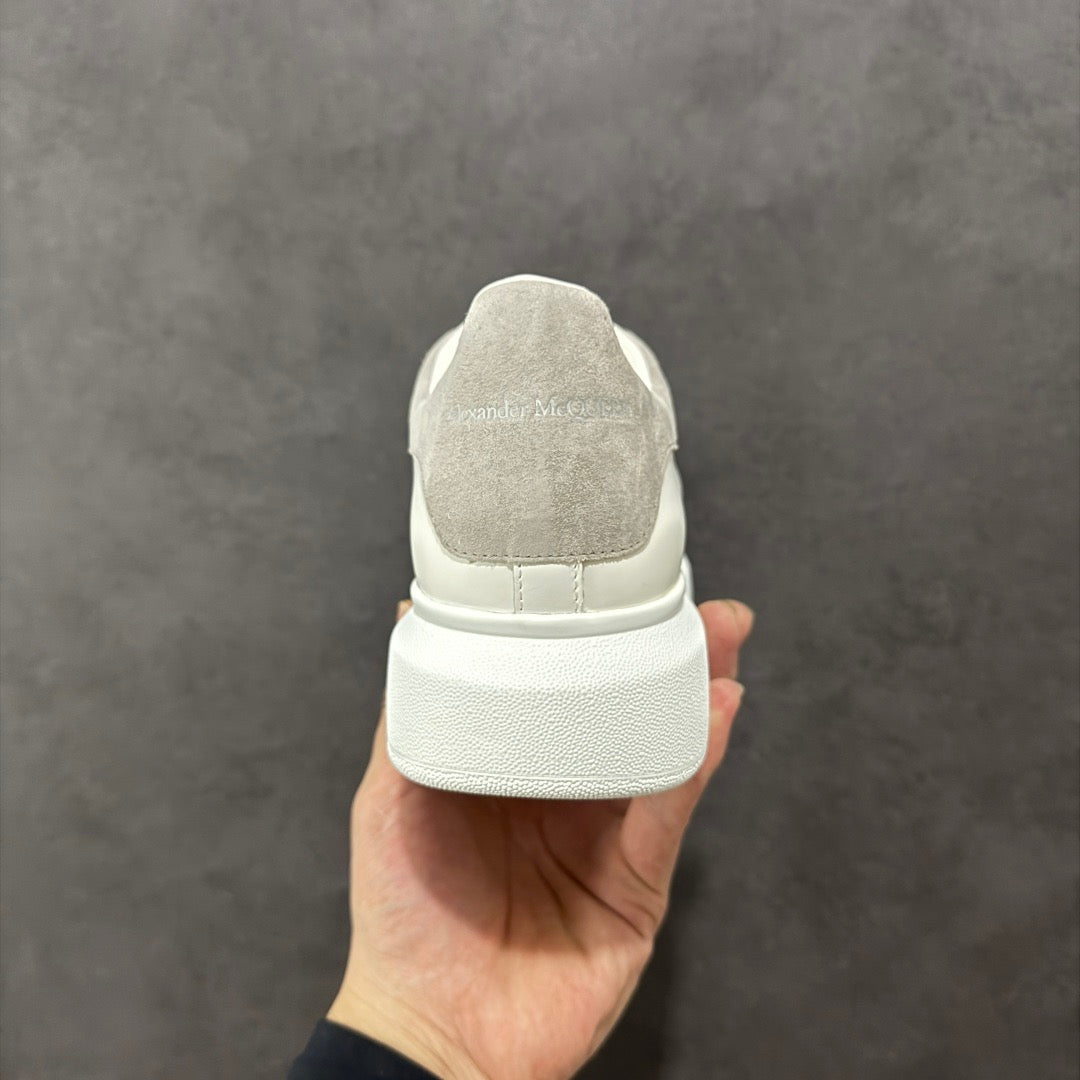AMQ White Light Grey Pelle Shoe