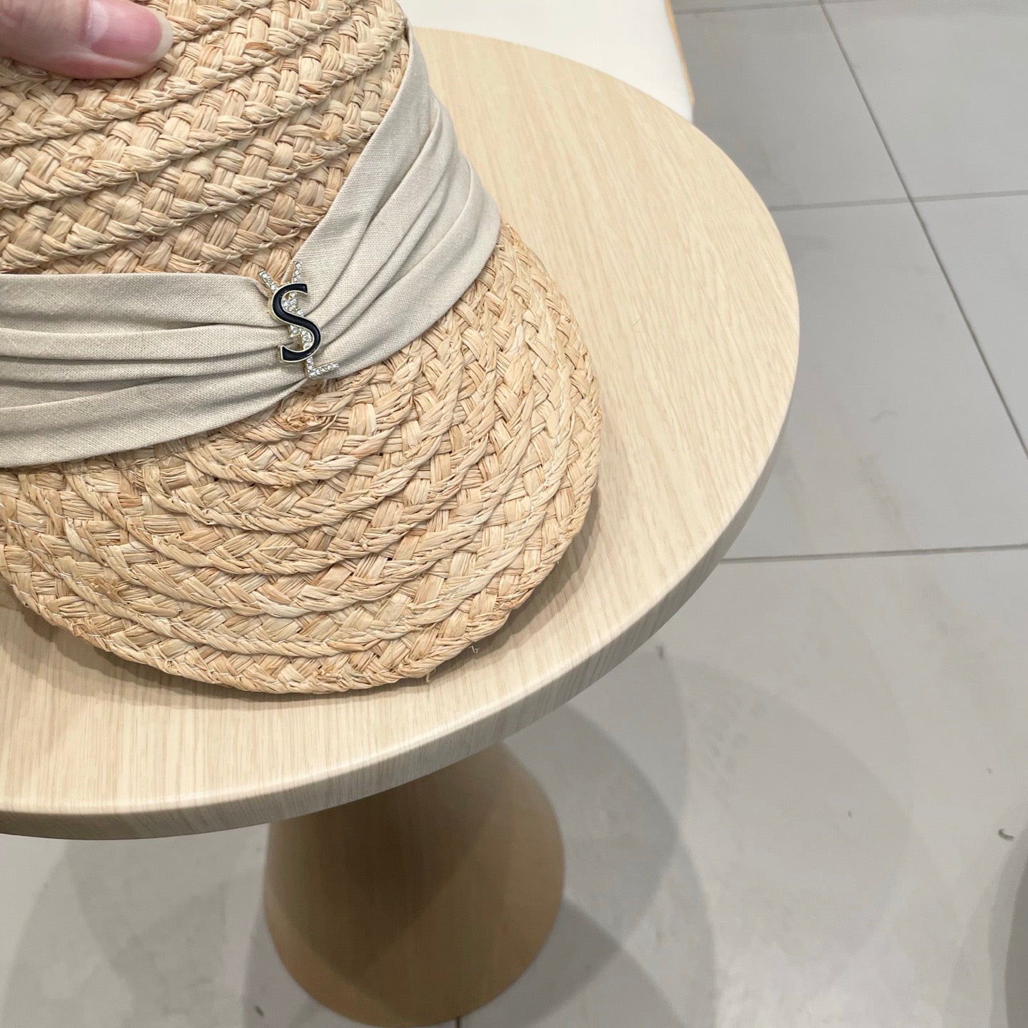 YSL Wicker Hat