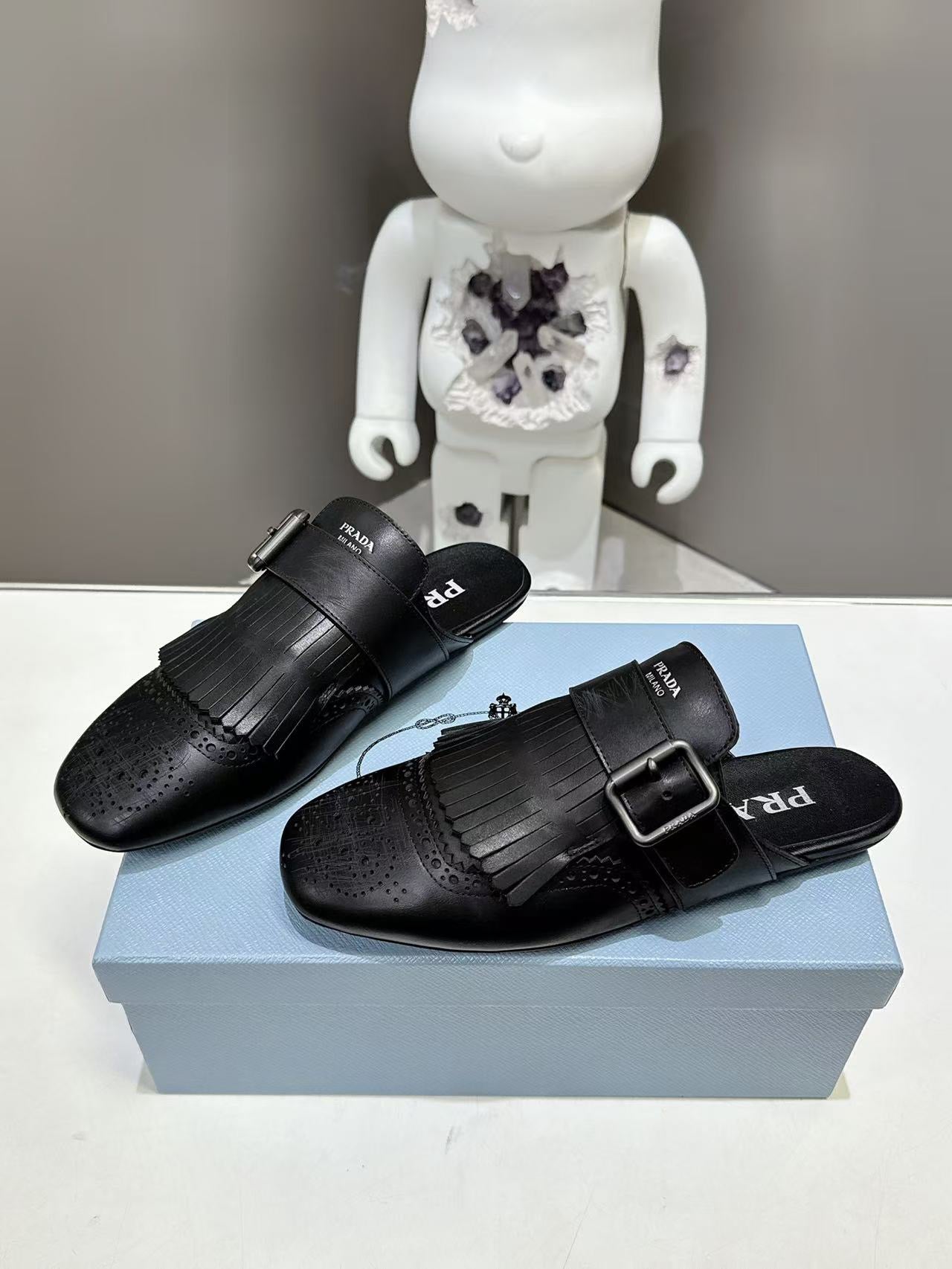 PRD Black Sandals