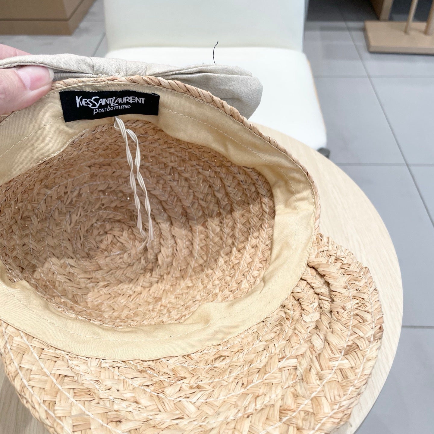 YSL Wicker Hat