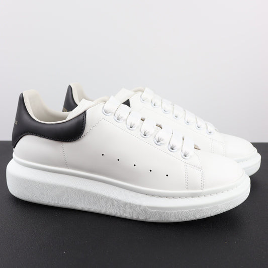 AMQ White Black Leather Shoe