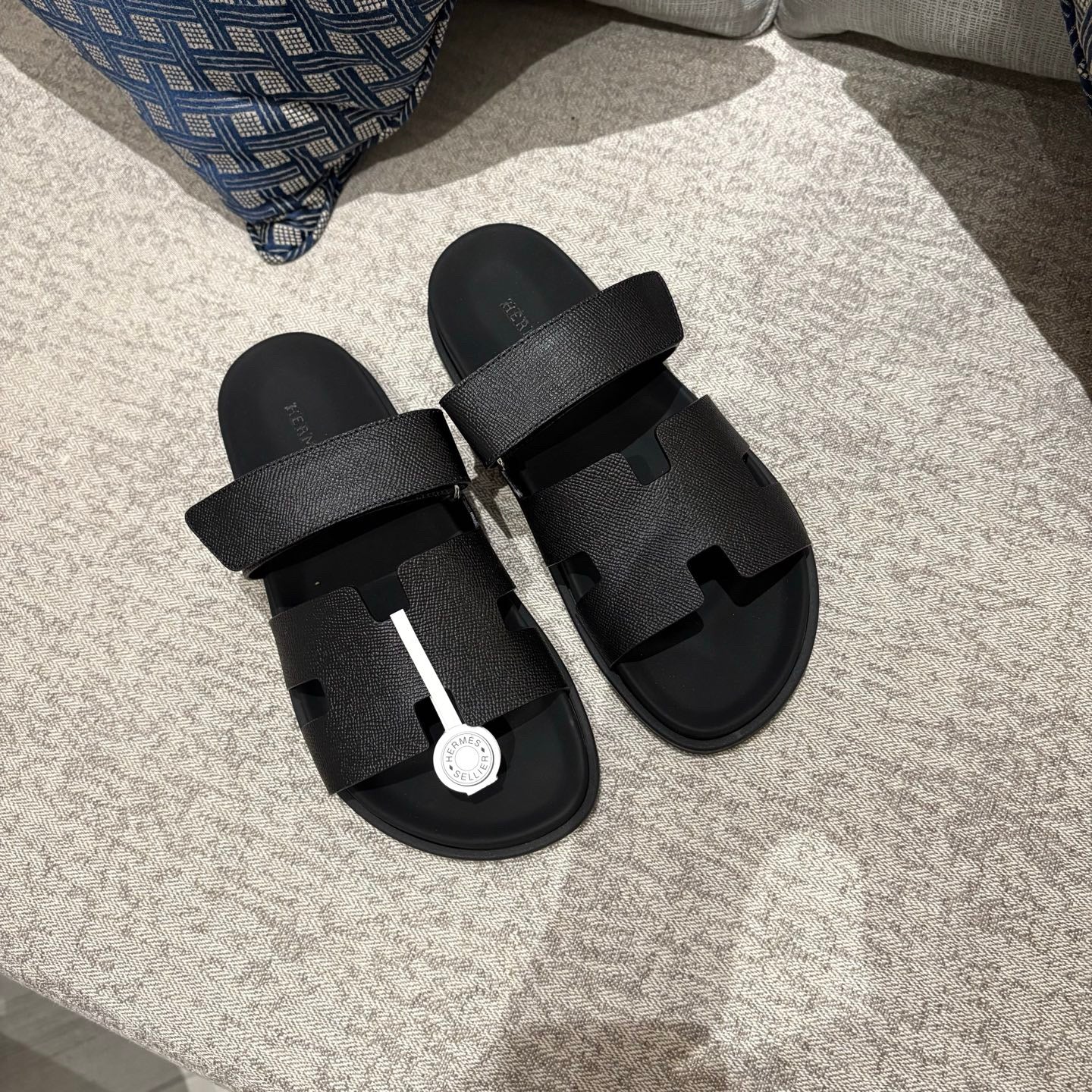 HRMS Black Slippers