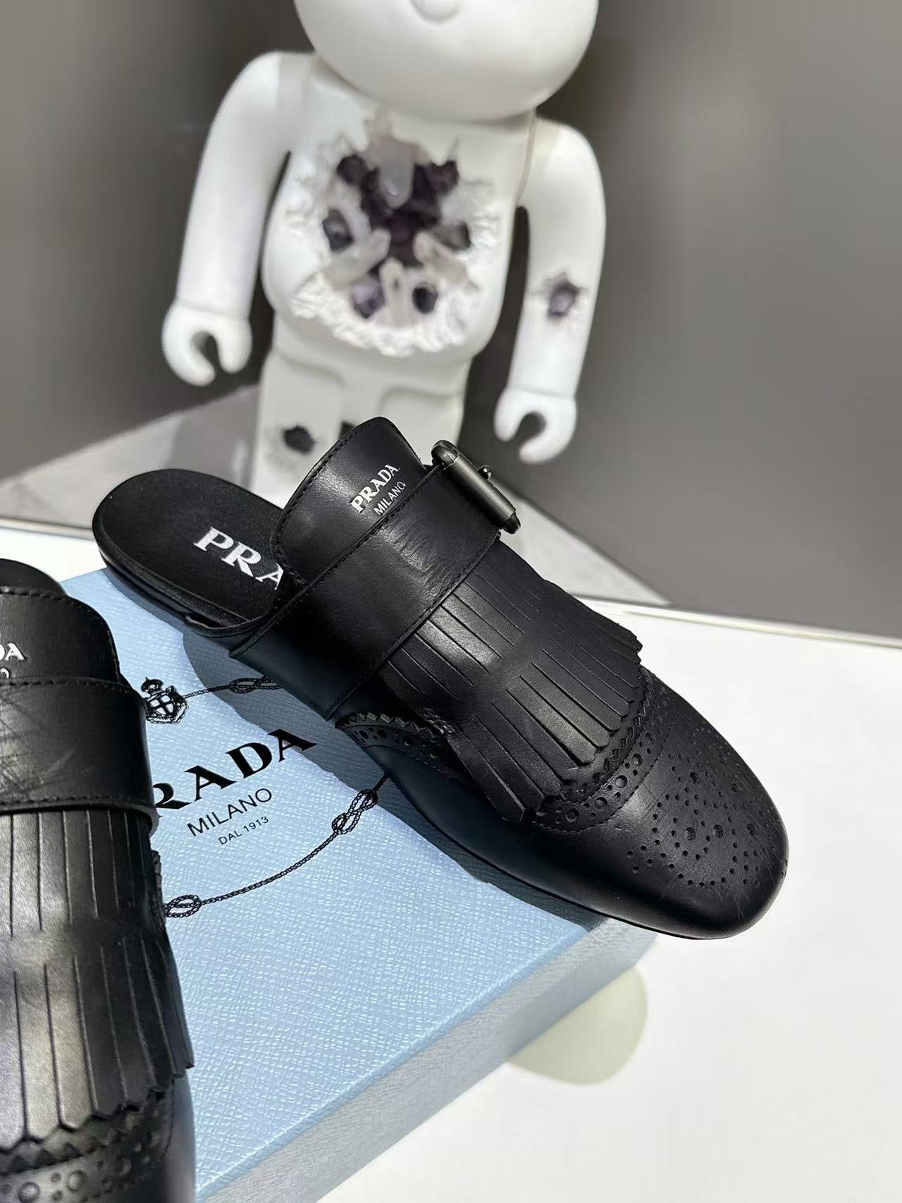 PRD Black Sandals