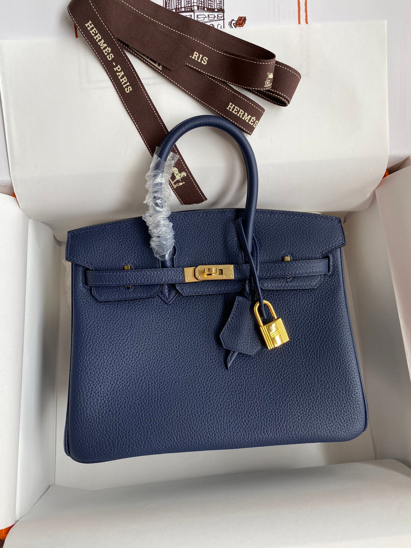 HRMS Birkin Togo Leather 25 cm