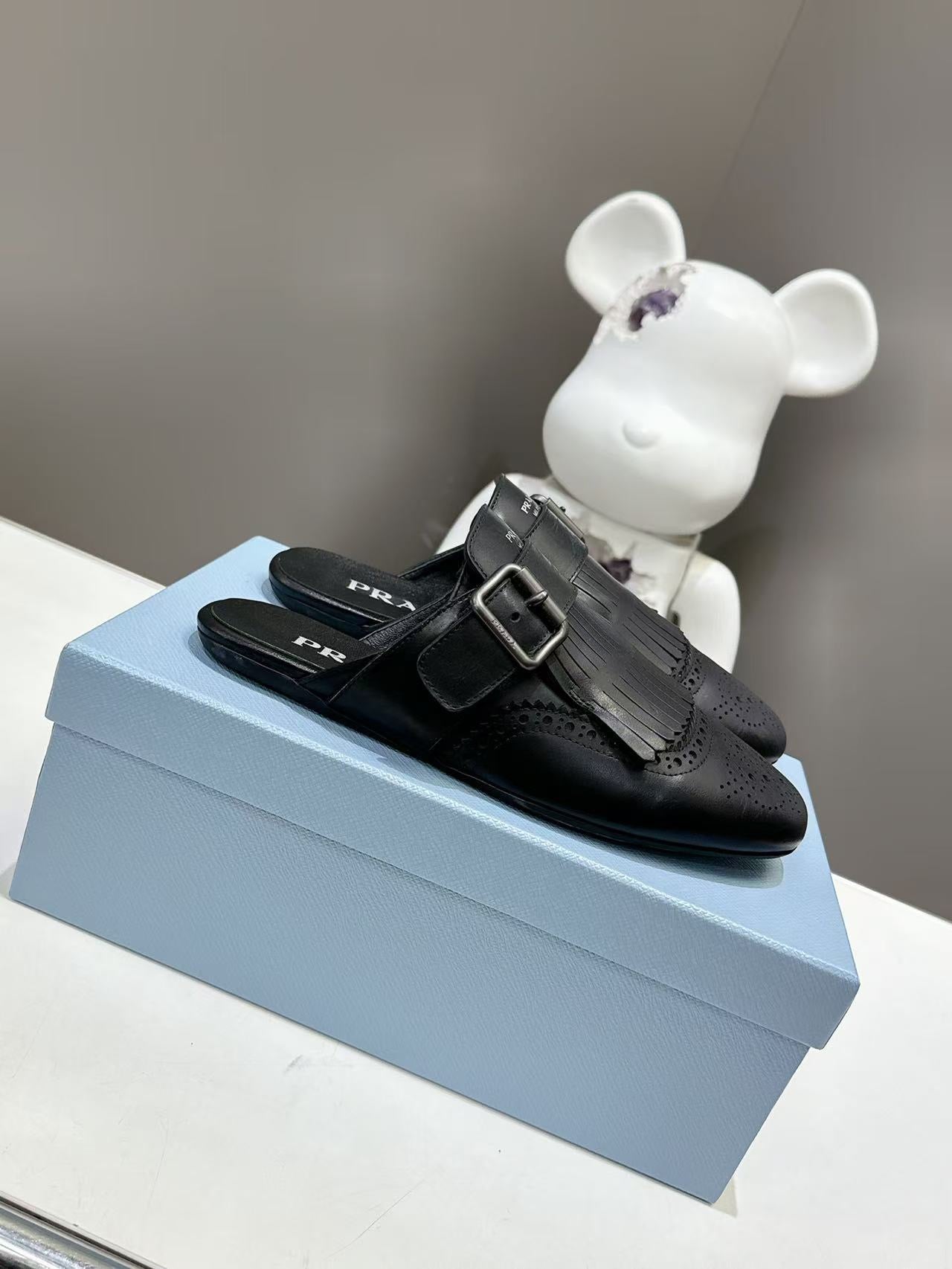 PRD Black Sandals
