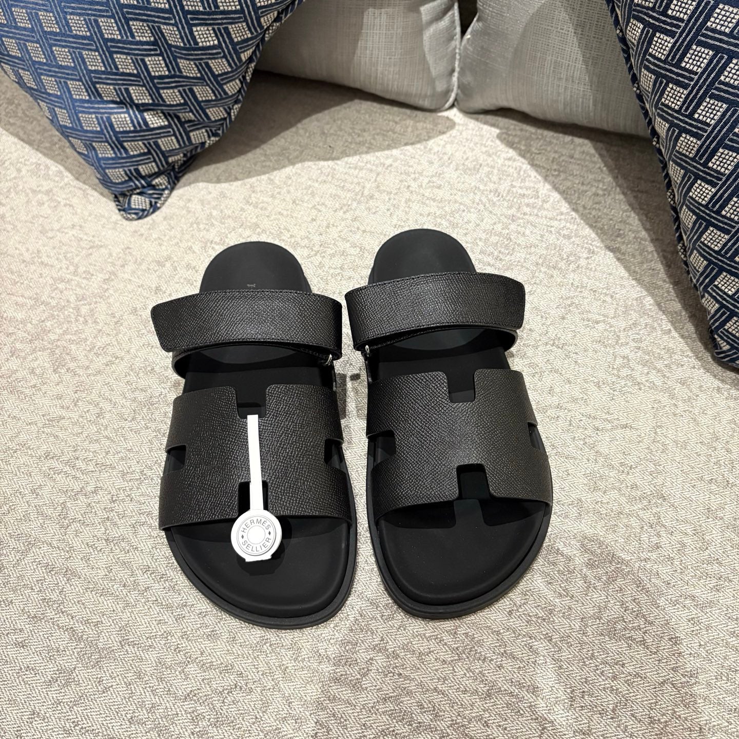 HRMS Black Slippers