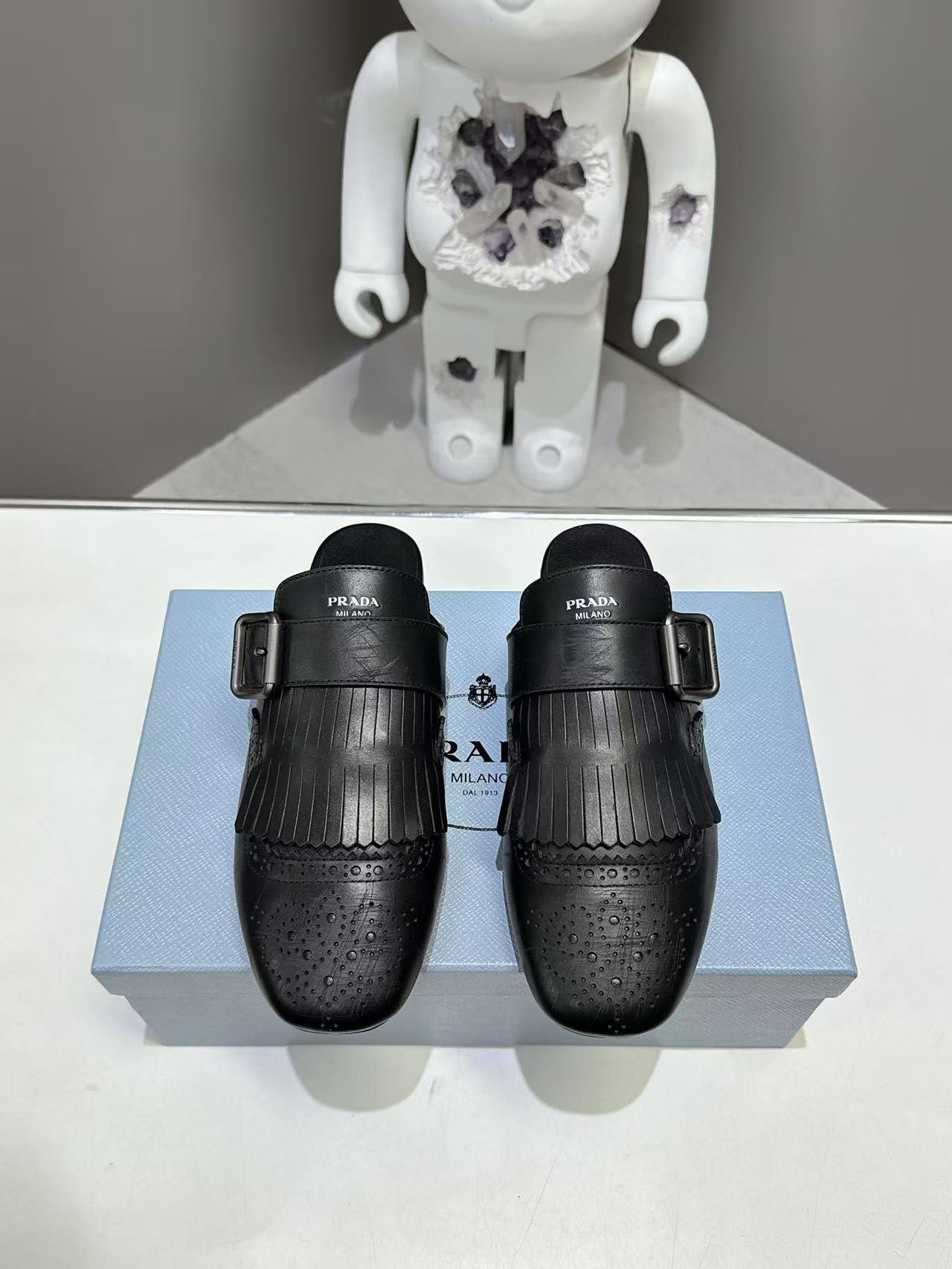 PRD Black Sandals