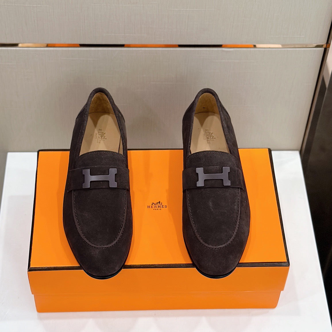 HRMS Brown Loafers