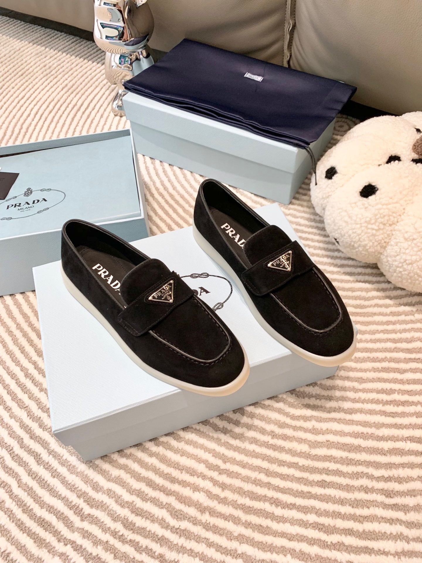PRADA Black Loafer